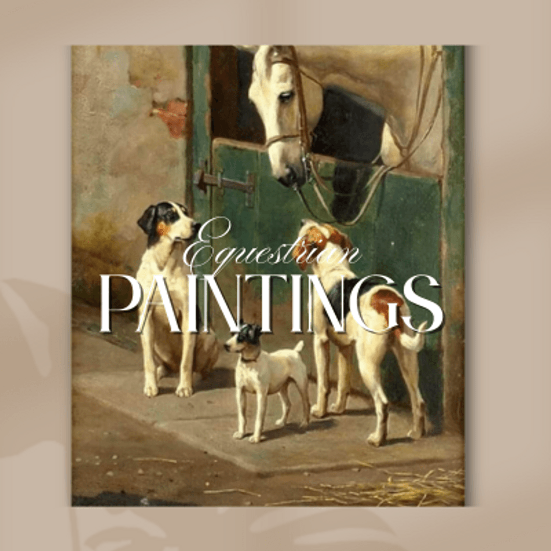 Галерея мода Картины Equestrian painting #1